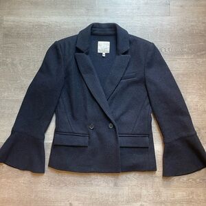 Joie Wool Blend Double Breasted Bell Sleeves Blazer size 4